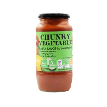 Sainsburys Chunky Vegetable Pasta Sauce 500g
