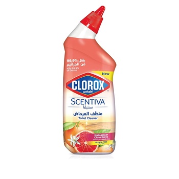 Clorox Scentiva Toilet Cleaner Madagascar Citrus Grove Bleach Free Toilet Bowl Cleaner 709ml