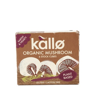 Kallo Organic Mushroom Stock Cube 66g