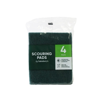 Sainsburys 4 Scouring Pads