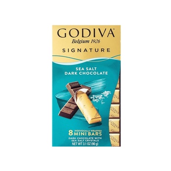 Godiva Signature Tablet Mini Sticks Sea Salt Dark Chocolate