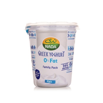 Nada Greek Plain Yogurt 360g 0% Fat