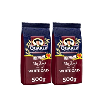 Quaker Oats Aluminium Foil Bags Twin Pk  500g