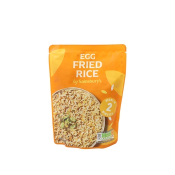 Sainsburys Microwave Rice Egg Fried 250g
