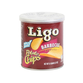 Ligo Potato Chips Bbq 43g