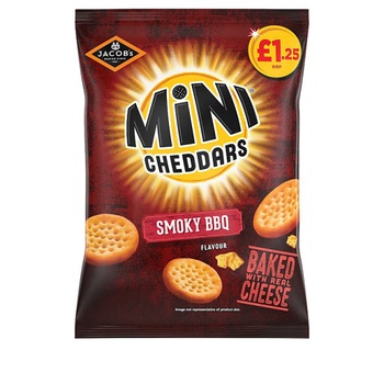 Jacobs Mini Cheddars Smoky Bbq 90g