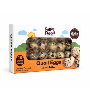 Farm Fresh Quail Eggs 18Pcs