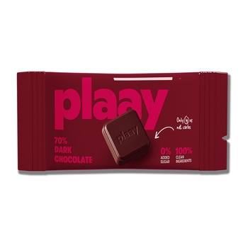 Plaay 70% Dark Chocolate Slab 35g