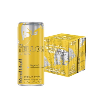 Red Bull Energy Drink Tropical 4X250ml