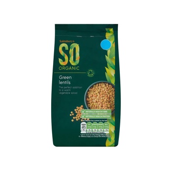 Sainsburys Green Lentils SO Organic 500g