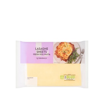 Sainsburys Fresh Egg Lasagne Sheets 250g