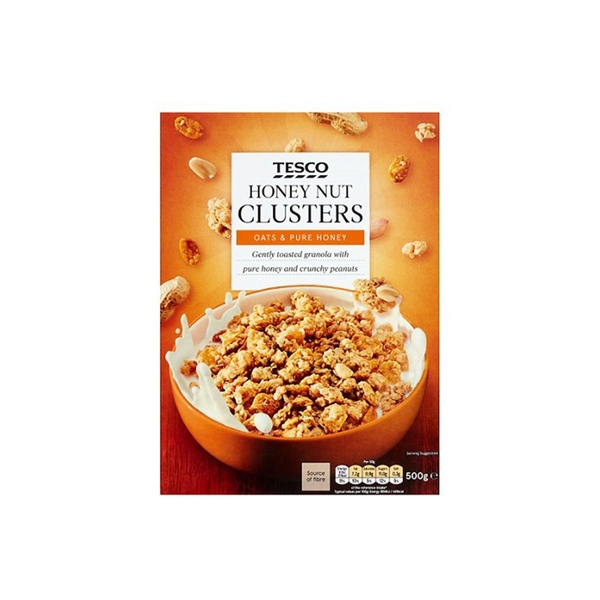 Tesco Honey Nut Clusters 500g Choithrams UAE