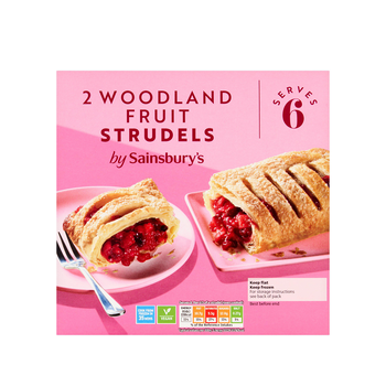 Sainsburys 2 Woodland Fruit Strudel 600g