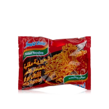 Indomie Red Chili Fried Noodles with Seasoning Powder and Sauce 80g