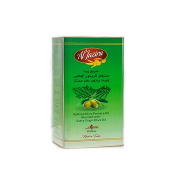 Al Jazira Refined Olive Pomace Oil Blended with Extra Virgin Olive Oil 4 ltr