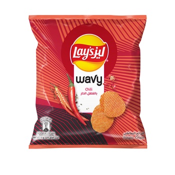 Lays Wavy Chili Potato Chips 11g