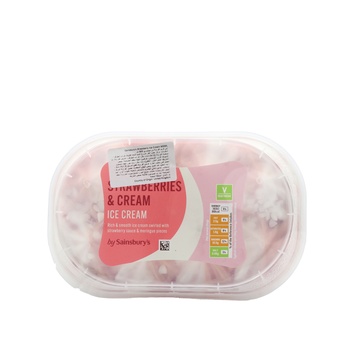 Sainsburys Strawberry Ice Cream 900ml