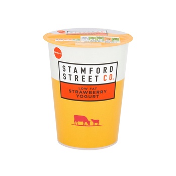 Sainsburys Stamford Street Low Fat Strawberry Yoghurt 450g