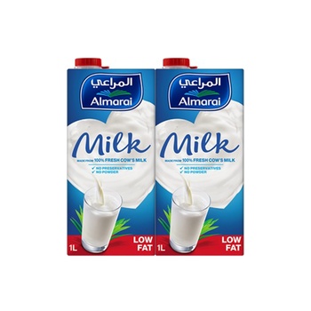 Almarai UHT Milk Low Fat 4X1 ltr