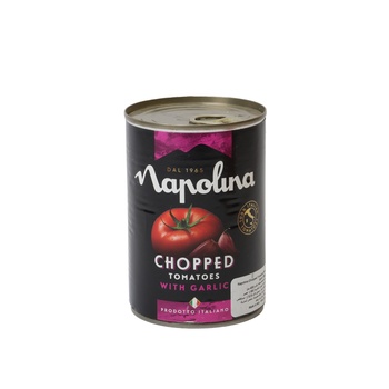 Napolina Chopped Tomatoes with Garlic 400g