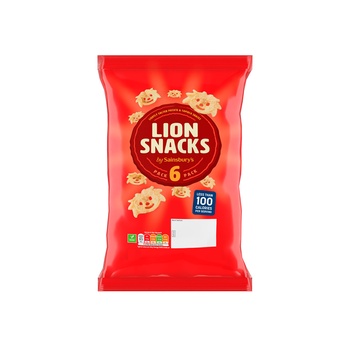 Sainsburys Lion Snacks 6x15g 90g