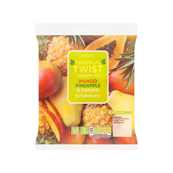 Sainsburys Frozen Mango Pineapple & Papaya 450g