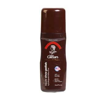 Caesars Liquid Shoe Polish Brown 75ml