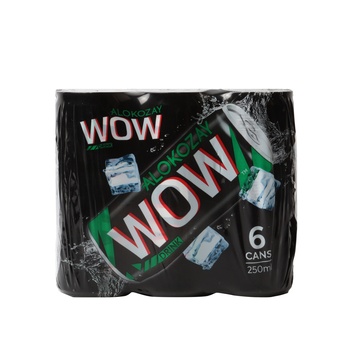 Alokozay Wow Drink Regular 250ml Pack of 6