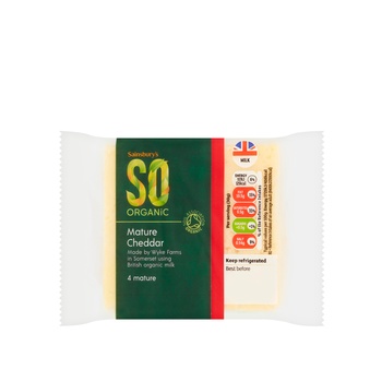 Sainsburys SO Organic Mature Cheddar 270g