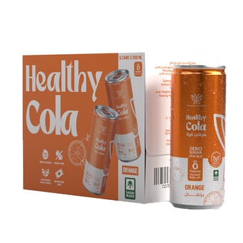 Healthy Cola Orange Flavor 6X250ml