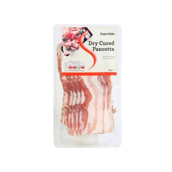 Supervalu Dry Cured Pancetta 80g