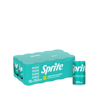 Sprite Lemon & Mint 15x150ml Can