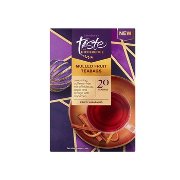 Sainsburys Taste the Difference Mulled Fruit Teabags 20 Pack