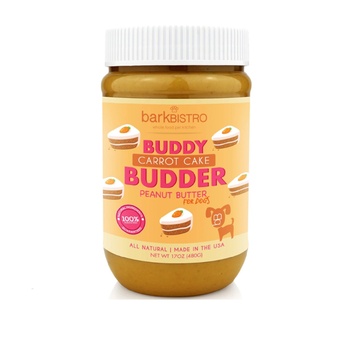 Buddy Budder Carrot Cake 480g Dog Peanut Butter