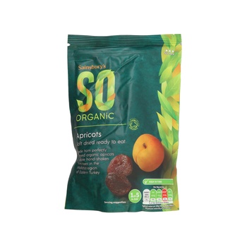 Sainsburys Organic Soft Apricots 250g