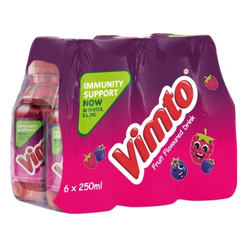 Vimto Drink Sport Cap 6x250ml