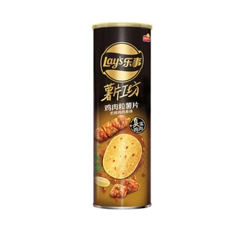 Lays Chicken Barbecue Flavor Chips Can 104g