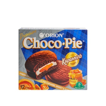 Orion Chocolate Dark Caramel Cookie 30g Pack of 12