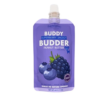 Buddy Budder  Superberry Snoot Squeeze 113g Dog Peanut Butter