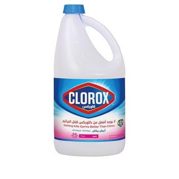 Clorox Liquid Bleach 1.89 ltr Floral Scent New Fragrance Experience Kills 99.9% of Viruses and Bacteria Cleans and Disinfects