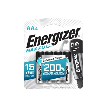 Energizer Maxplus Battery AA (Pack 4)