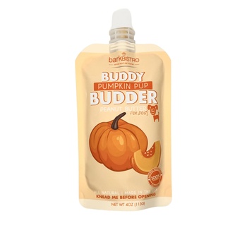Buddy Budder  Pumpkin Pup Squeeze 113g Dog Peanut Butter