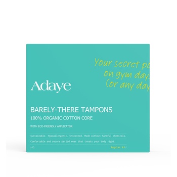 Adaye Organic Tampons Regular 12 Count