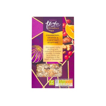 Sainsburys Cranberry, Orange  Chestnut Stuffing 110g