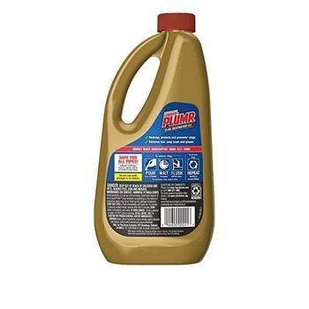 Liquid-Plumr Pro-Strength Clog Destroyer Gel With Pipeguard Liquid Drain Cleaner 32 Ounces