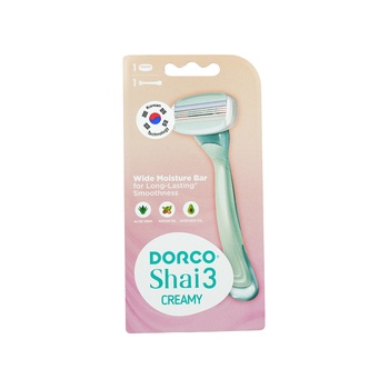 Dorco Shai 3 Creamy Women System Razor