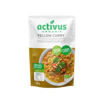 Auga Organic Yellow Curry Chestnut Mushrooms And Chick Peas