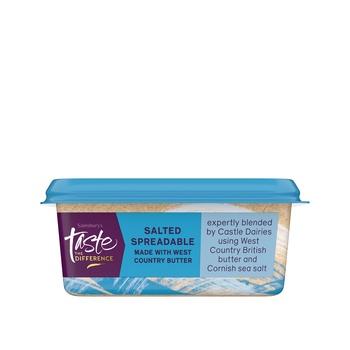 Sainsburys Taste the Difference Salted Spreadable 250g