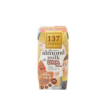 137 Degrees Real Almond Milk Original with DHA 180ml