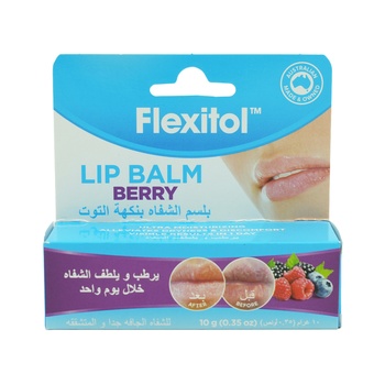 Flexitol Lip Balm 10g Berry
